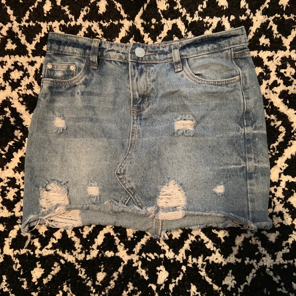 💧 blue jean skirt 💧